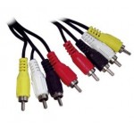 Cablu 4xRCA Tata - 4xRCA Tata 1m