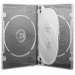 Carcasa CD/DVD 4 Disk-uri (alb)